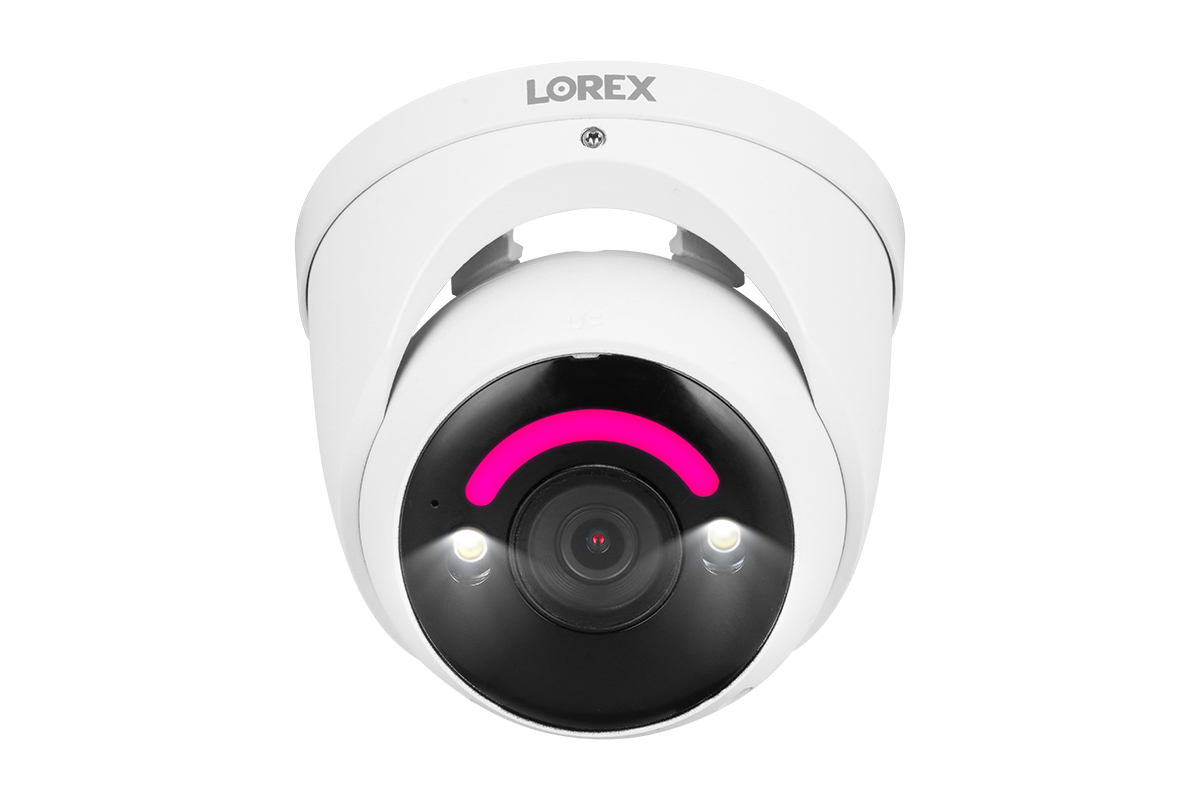 Lorex H30 4K+ Ultra HD 12MP Smart Security Lighting Deterrence Dome AI PoE IP Wired Camera
