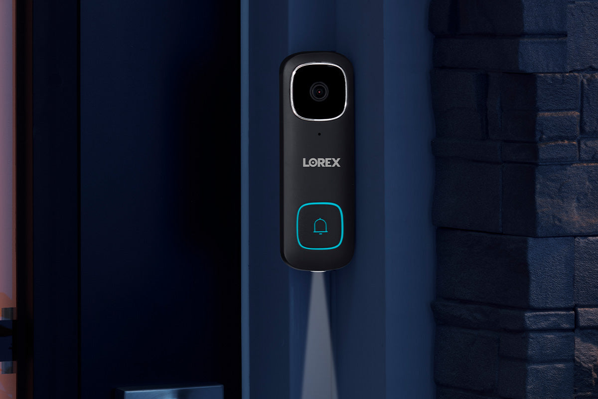 Lorex 2K Wi-Fi Wired Video Doorbell with Chime Kit (32GB) – view 3