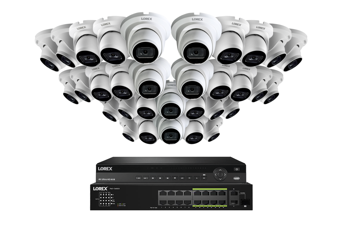 Lorex 4K 32-Ch NVR System, Nocturnal 3 turret cameras – view 11