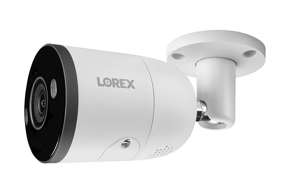 Lorex H13 4K IP Wired Bullet Security Camera with Smart Deterrence and Smart Motion Detection