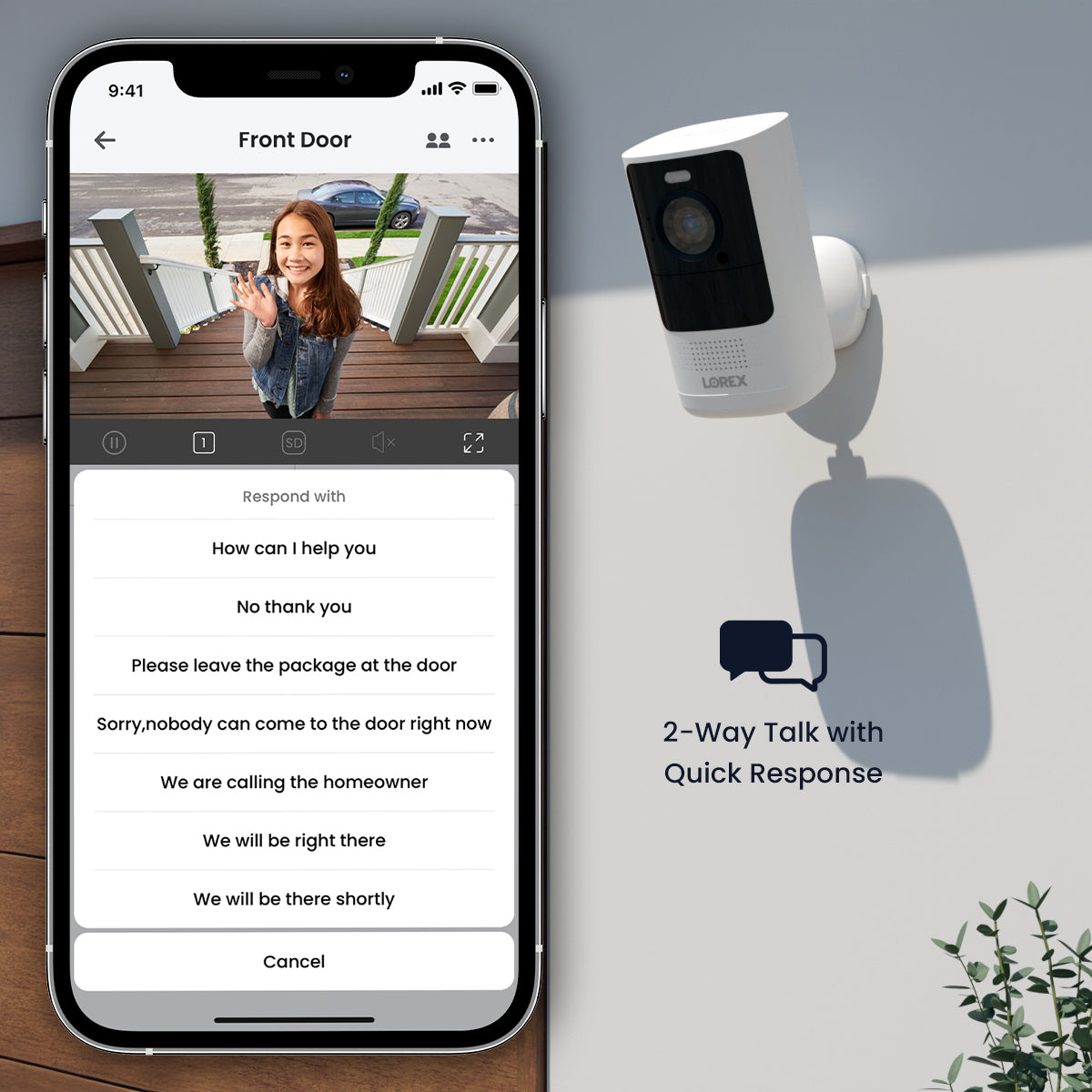 Lorex 4K Spotlight Battery Wi-Fi Security Camera