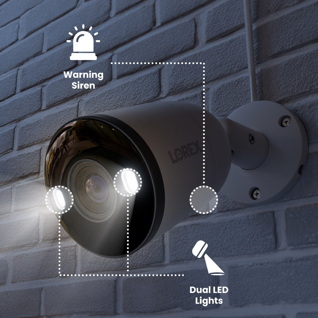 Lorex 4K 16-Ch NVR System, H13 bullet cameras – view 4