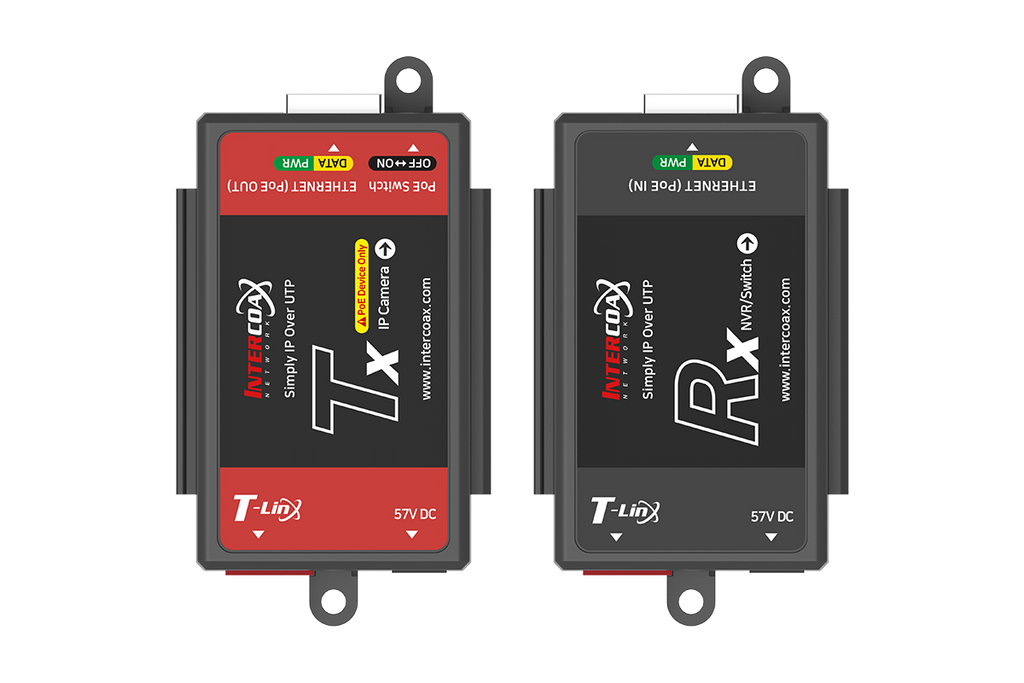Single Port IP & PoE Cat5e Extender Set (400m/1300ft end-to-end converters) – view 3