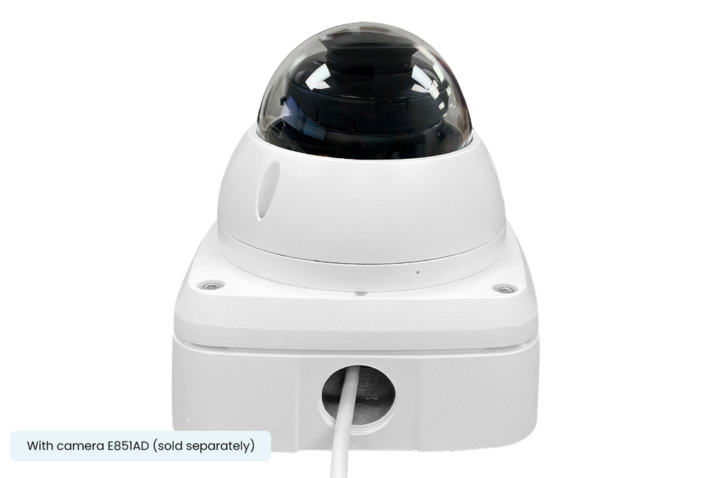 Outdoor Square Junction Box for Turret and Dome Camera – view 3