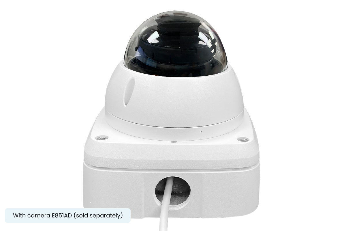Outdoor Square Junction Box for Turret and Dome Camera – view 3