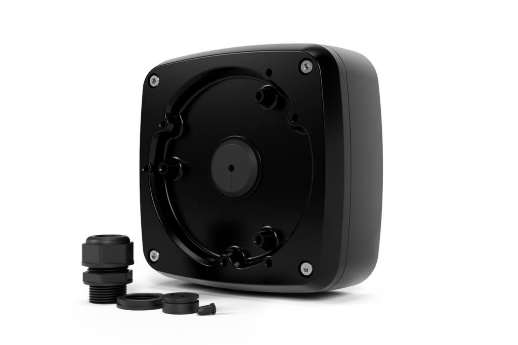 Lorex Outdoor Square Metal Junction Box with Cable Gland