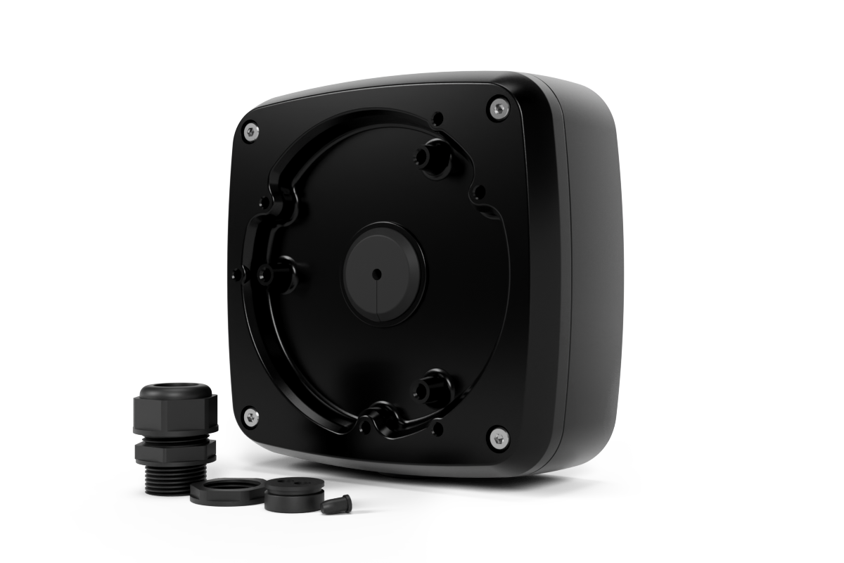 Lorex Outdoor Square Metal Junction Box with Cable Gland