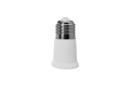 White medium base lightbulb socket extender compatible with SL300 smart lightbulb camera.