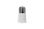 White medium base lightbulb socket extender compatible with SL300 smart lightbulb camera.