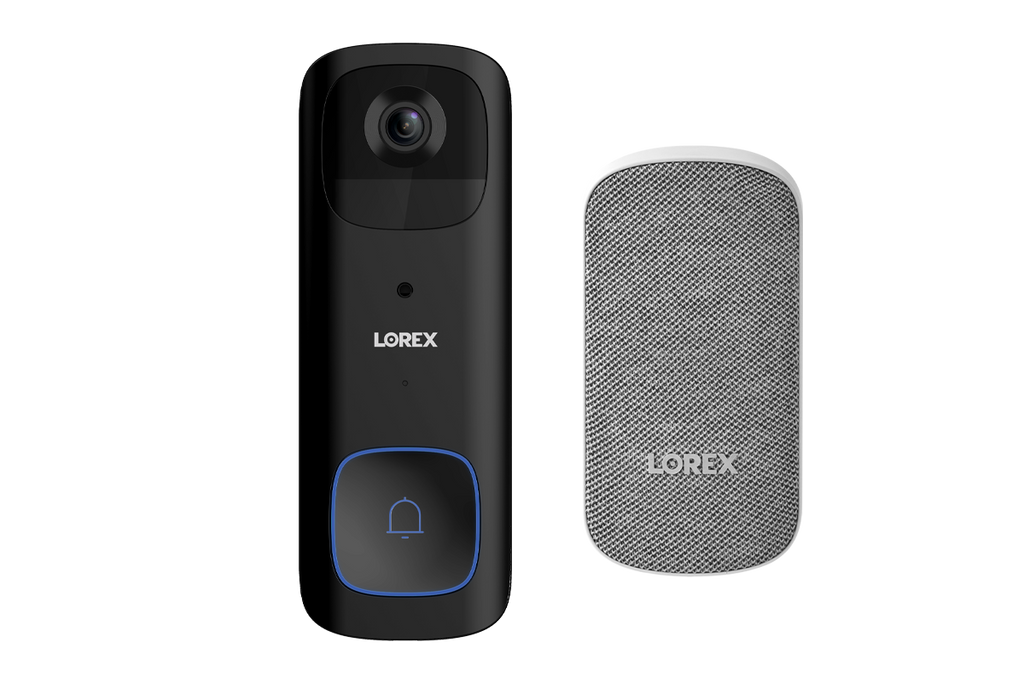 Lorex 2K Wi-Fi Battery Video Doorbell with Chimebox (32GB)