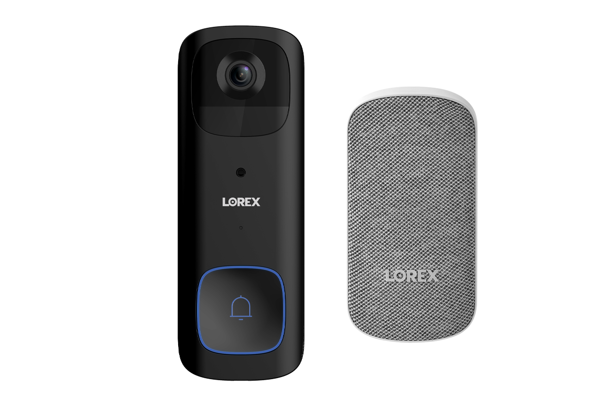 Lorex 2K Wi-Fi Battery Video Doorbell with Chimebox (32GB)