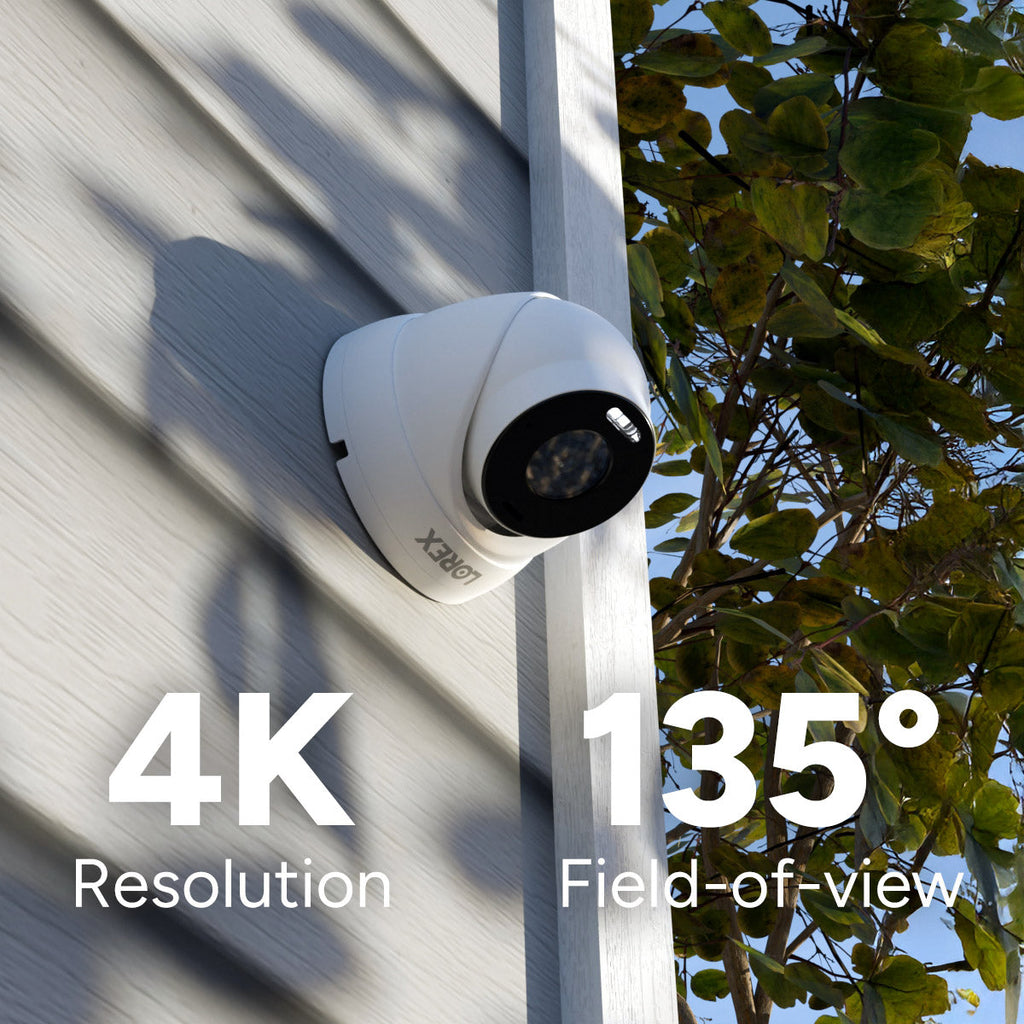 Lorex 4K 8-Ch NVR System, 4K turret cameras – view 3