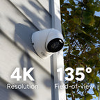 Lorex 4K 8-Ch NVR System, 4K turret cameras – view 3