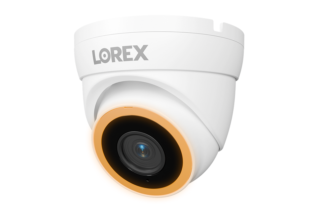 Lorex Connect V7 4K PoE turret camera with Color Night IQ+ in white