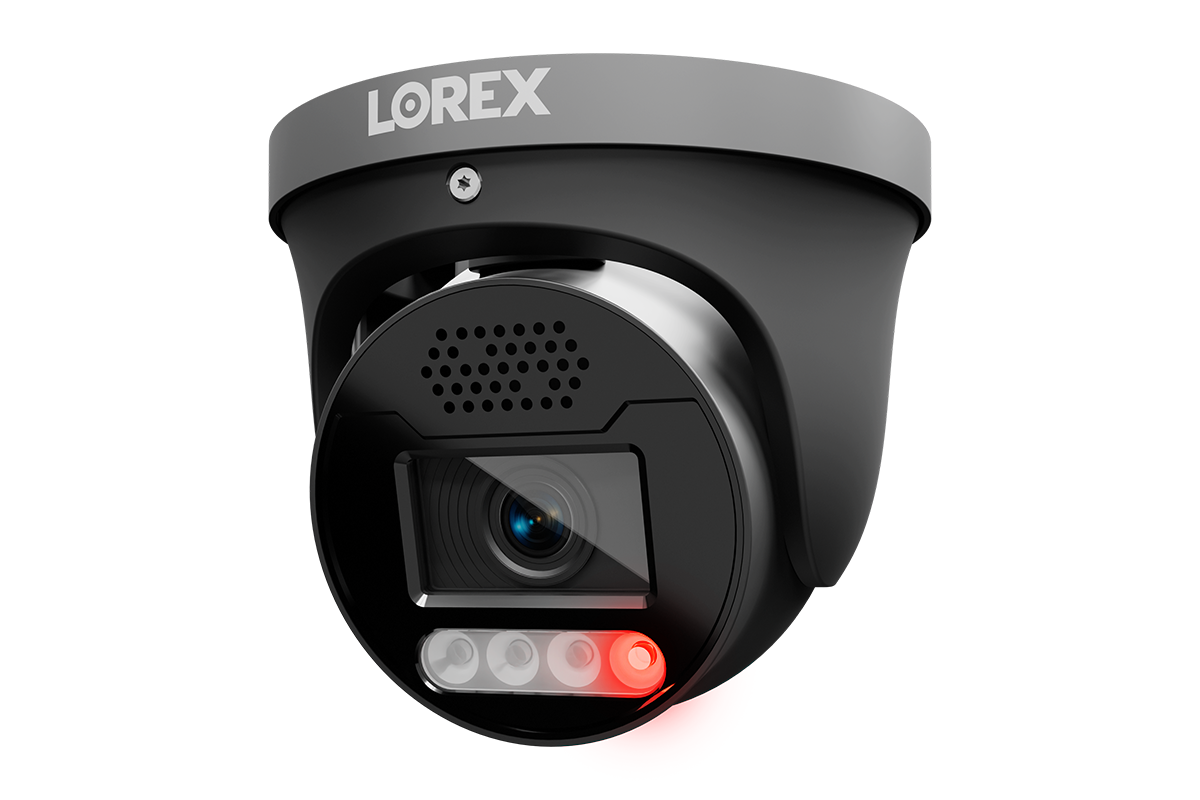 Lorex Connect X5 4K PoE turret camera in black