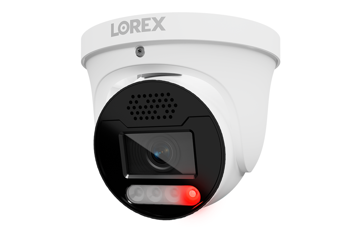 Lorex Connect X5 4K PoE turret camera in white