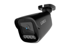 Lorex Connect X3 4K motorized varifocal PoE bullet camera with active deterrence in black