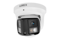 Lorex Connect X3 dual-lens turret camera with 190-degree panoramic coverage