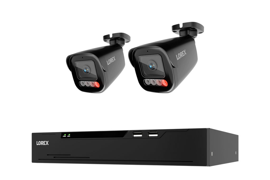 Lorex X Series 8-channel NVR system with two X5 bullet cameras and 2TB storage
