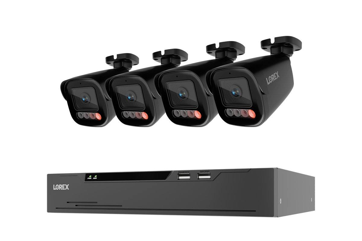 Lorex X Series 8-channel NVR system with four X5 bullet cameras