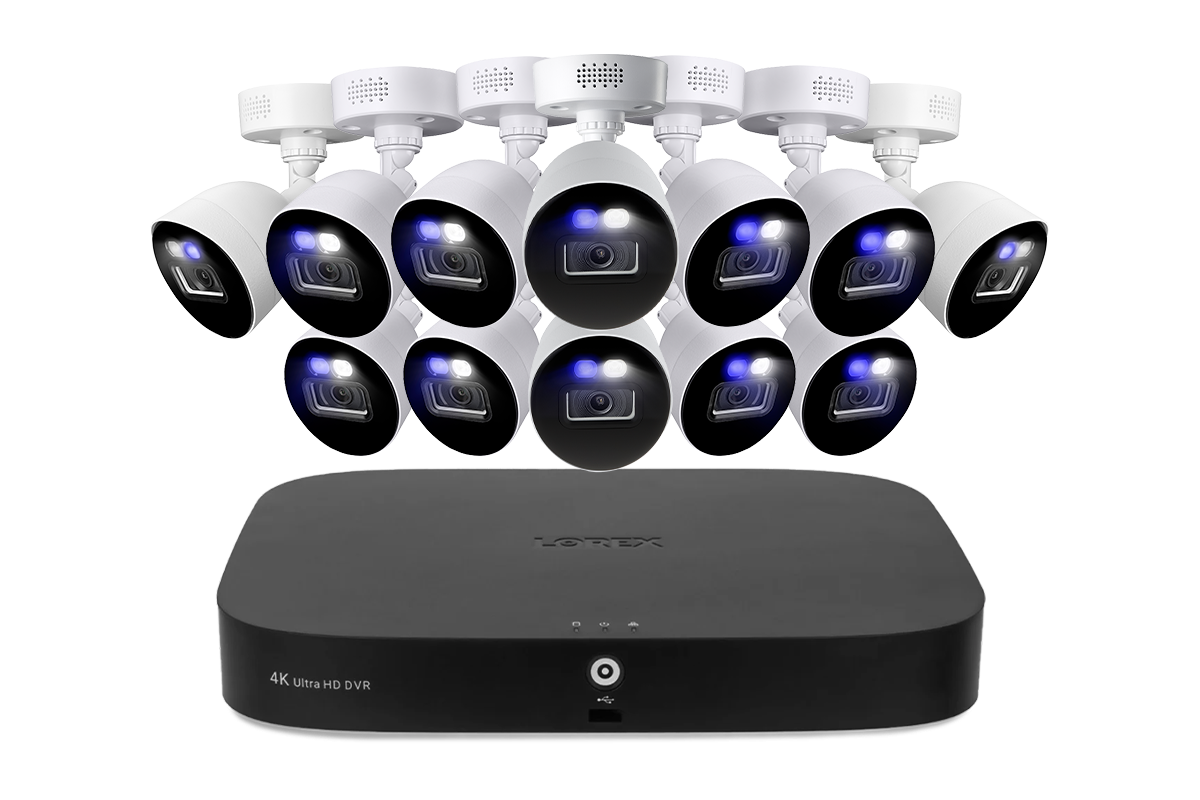 Lorex 4K 20-Ch DVR System, Active Deterrence cameras – view 9