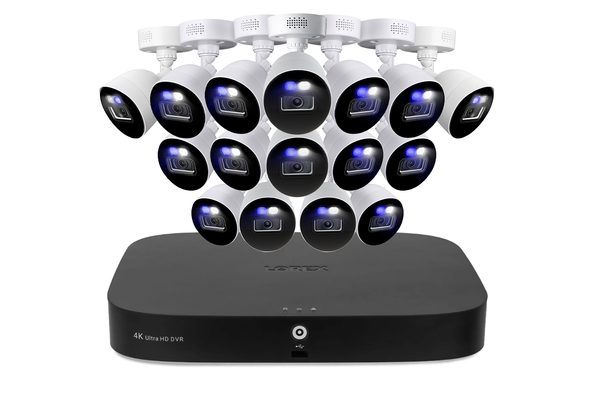 Lorex 4K 20-Ch DVR System, Active Deterrence cameras – view 8