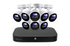 Lorex 4K 20-Ch DVR System, Active Deterrence cameras