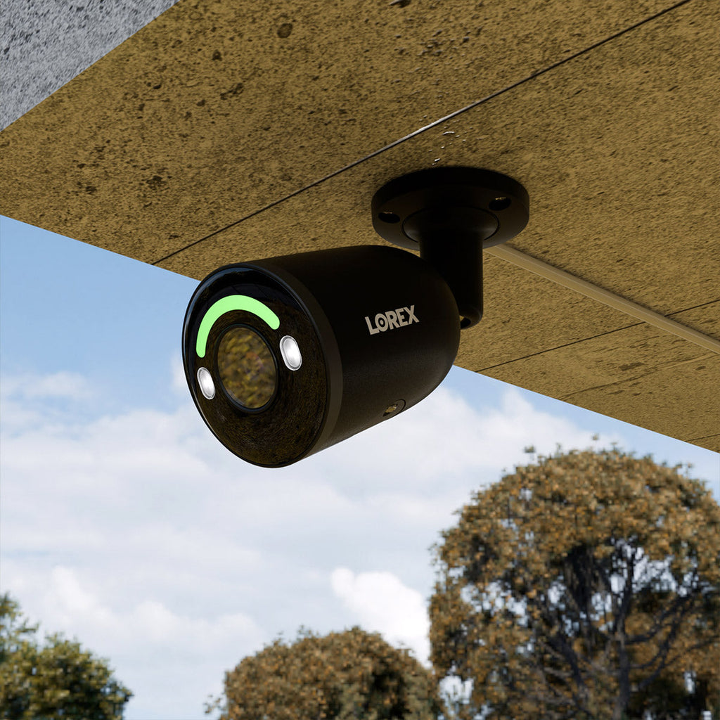 Lorex H12 4K IP Wired Bullet Security Camera with Smart Security Lighting and Smart Motion Detection