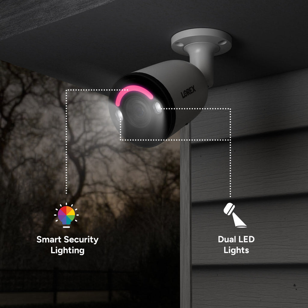 Lorex Classic 4K+ PoE AI Bullet Camera with Person & Vehicle Detection