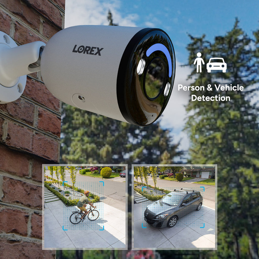 Lorex Classic 4K+ PoE AI Bullet Camera with Person & Vehicle Detection