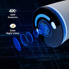 Lorex 4K+ 16-Ch NVR System, lighting bullet cameras – view 4
