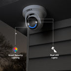 Lorex Classic 4K+ PoE AI Turret Camera, Person & Vehicle Detection – view 3