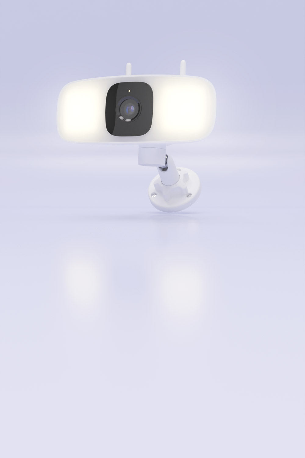 Lorex Connect 2K Floodlight Wi-Fi Security Camera with App Controlled Horizontal Pan