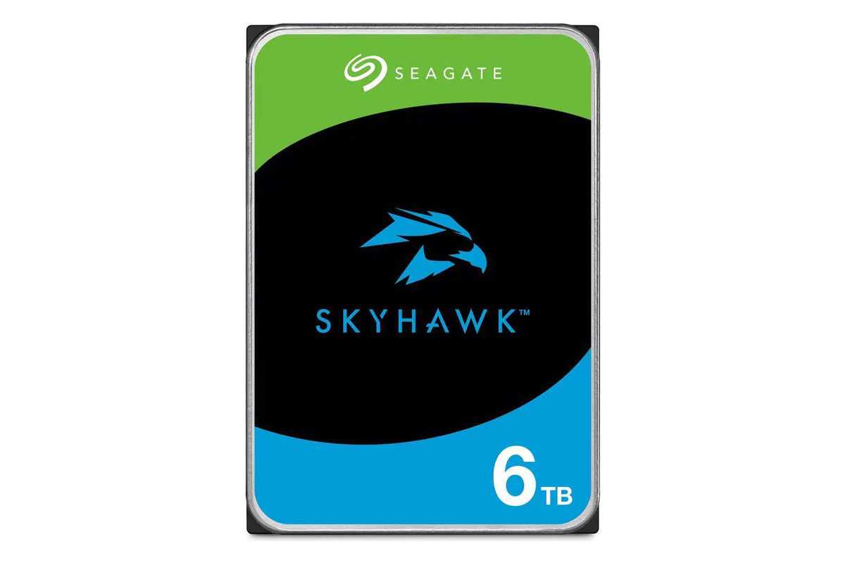 Seagate SkyHawk surveillance hard drive with 6 TB capacity