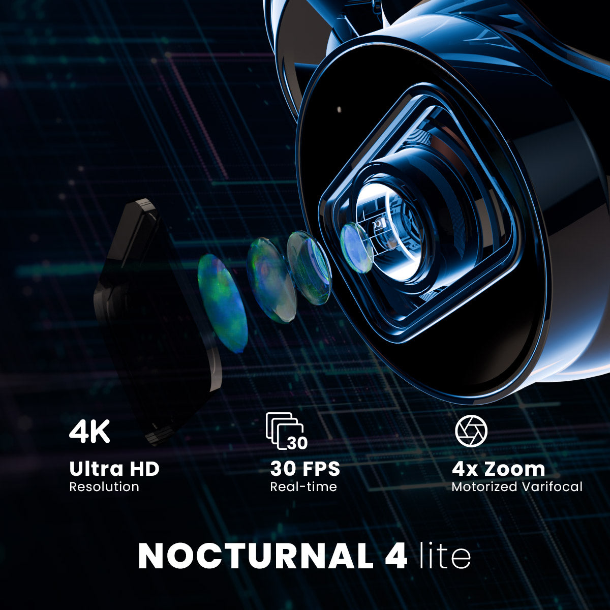 Lorex Nocturnal N4 Lite 4K IP Turret Camera – view 2