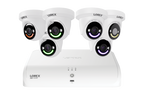 Lorex 4K+ 16-Ch NVR System, lighting turret cameras