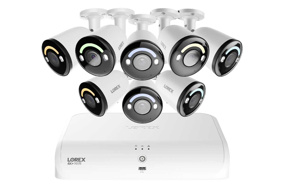 Lorex 4K+ 16-Ch NVR System, lighting bullet cameras – view 7