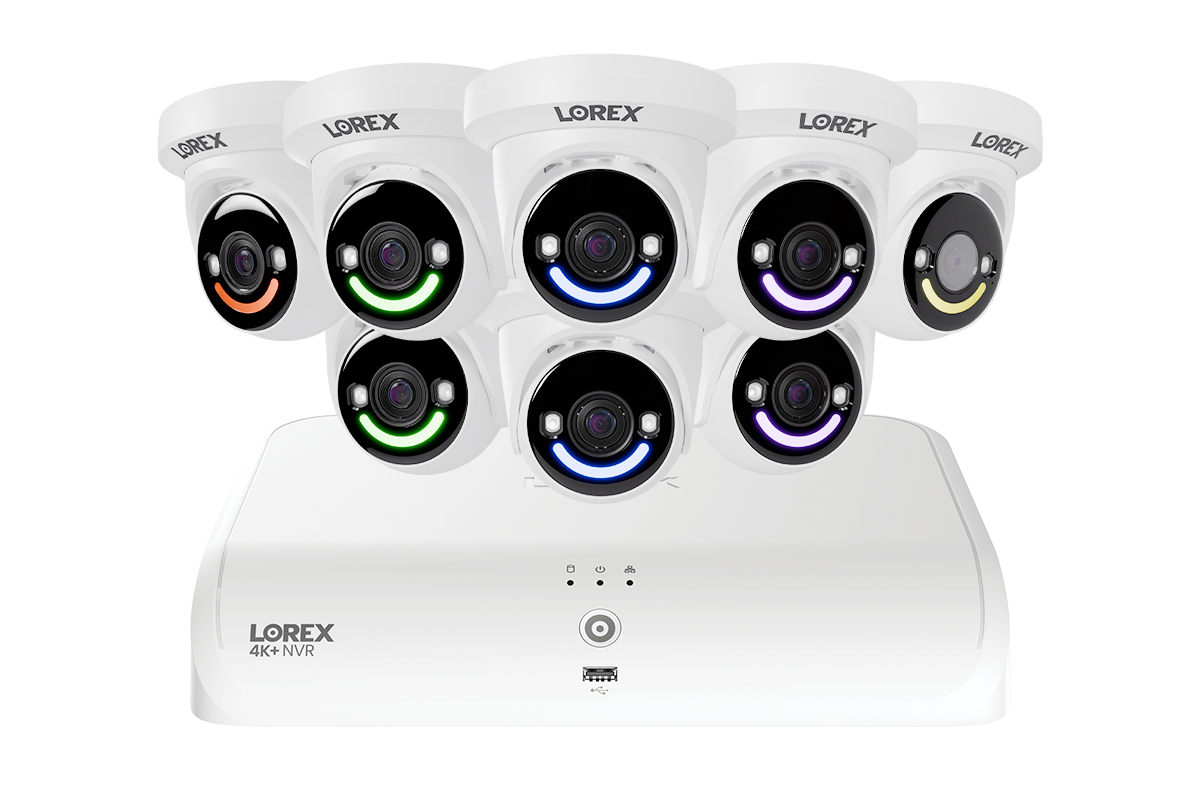 Lorex 4K+ 16-Ch NVR System, lighting turret cameras – view 7