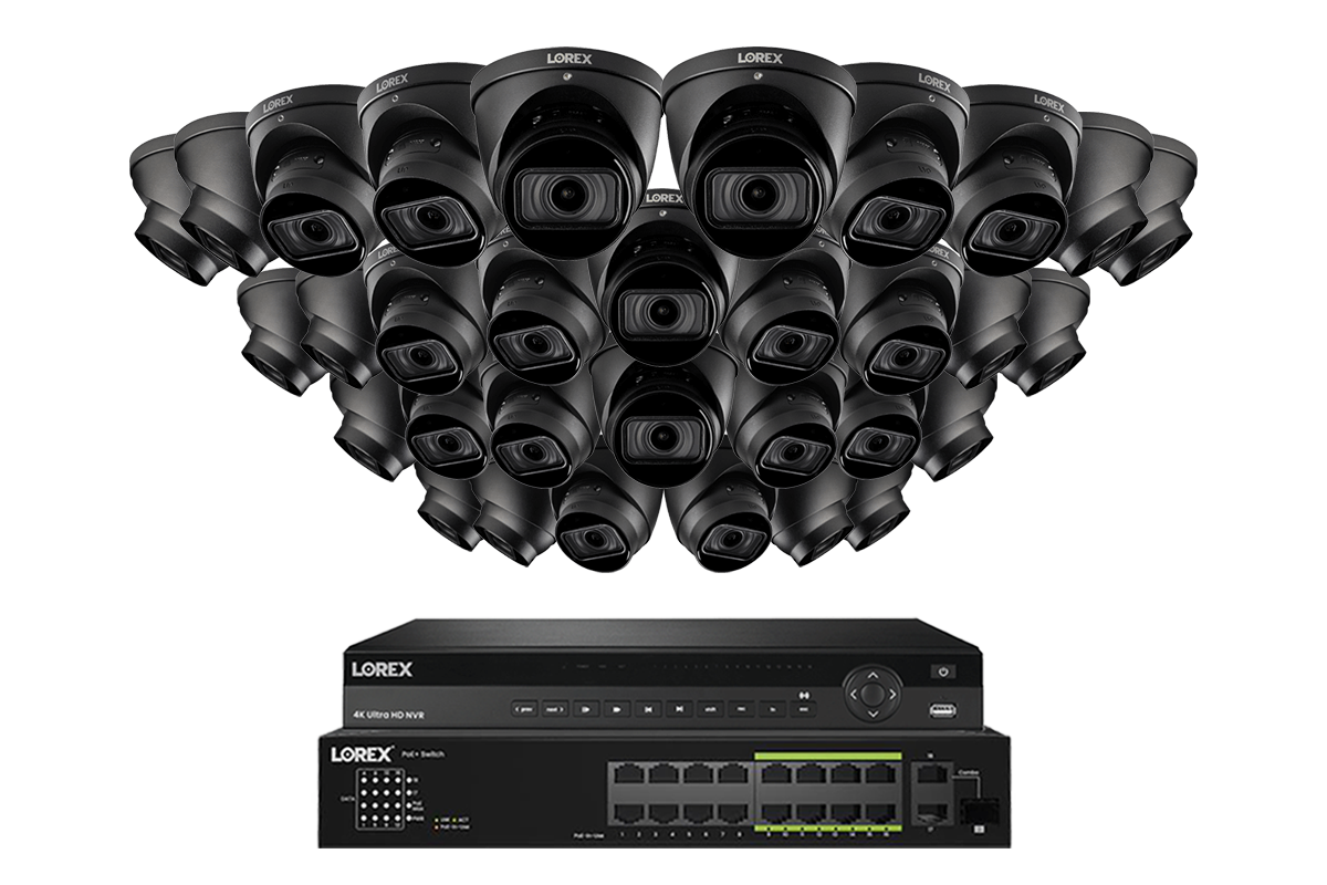 Lorex 4K 32-Ch NVR System, Nocturnal 3 turret cameras – view 11