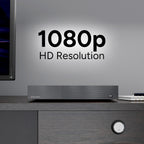 Lorex 1080p DVR system on a desk with a monitor nearby and 1080p HD Resolution text overlay