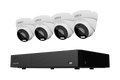 Lorex 4K 8-Ch NVR System, 4K turret cameras