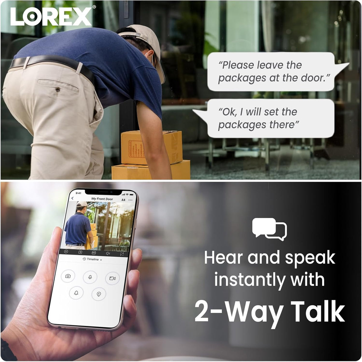 Lorex 4K+ 16-Ch NVR System, 8 PoE cameras – view 9