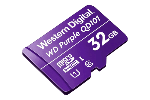 32GB Western Digital Purple surveillance microSD card