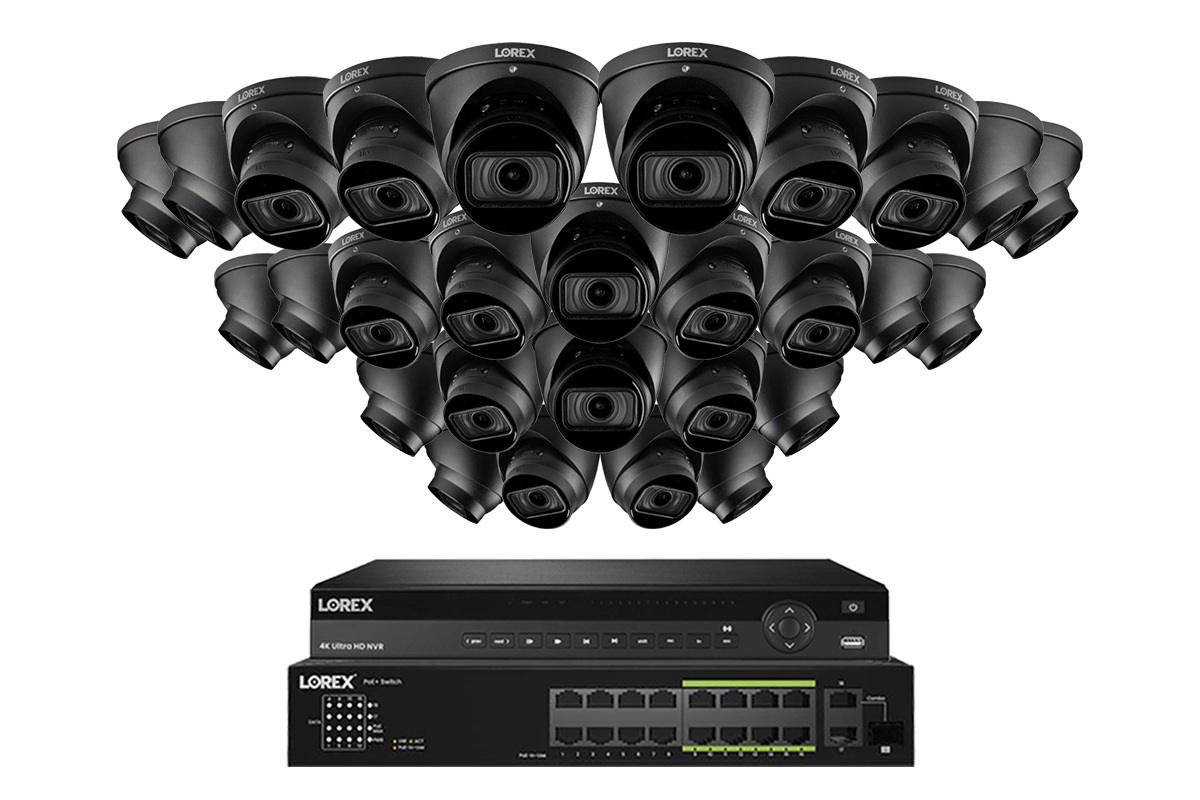 Lorex 4K 32-Ch NVR System, Nocturnal 3 turret cameras – view 6