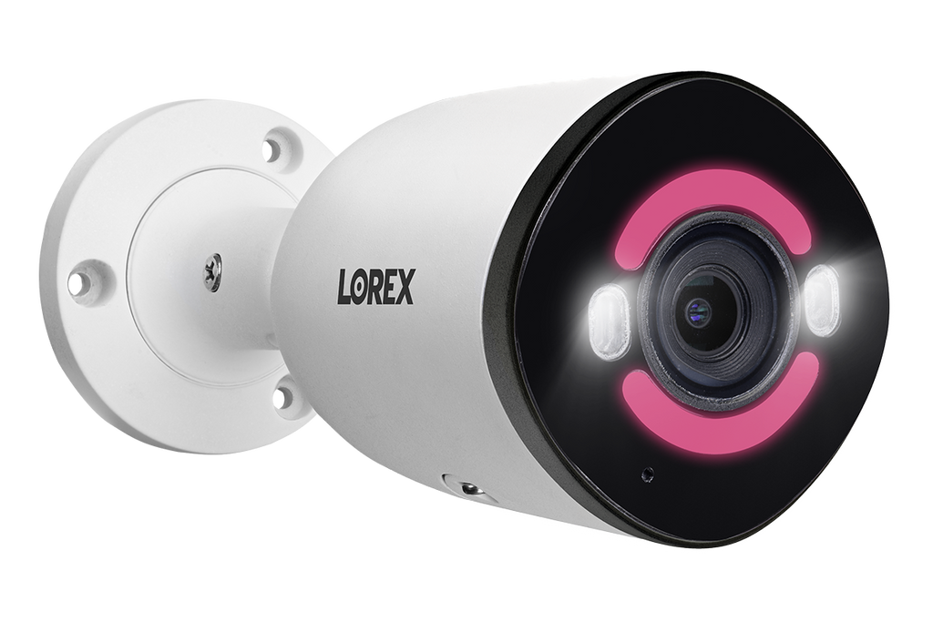Lorex H30 4K+ 12MP IP Wired Bullet Security Camera with Smart Security Lighting