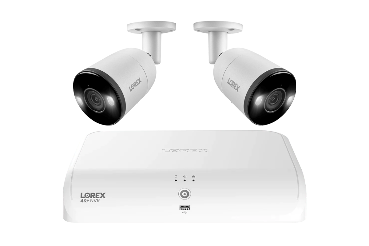 Lorex Fusion Series NVR 2TB with H13 Bullet Cameras