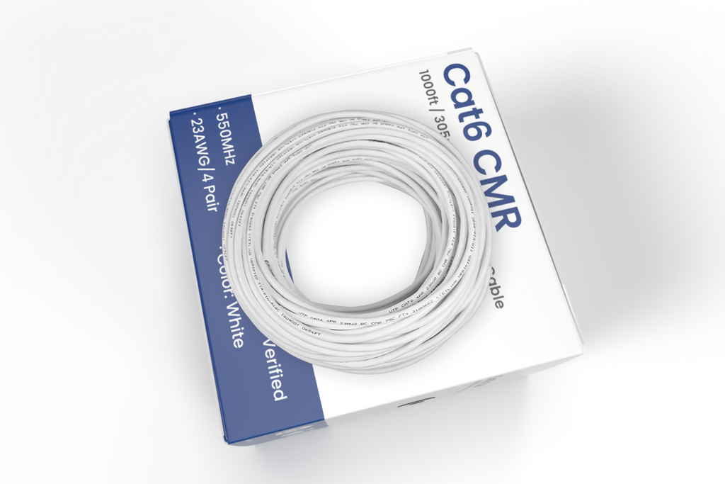 1,000ft Bulk Cat6 UTP Ethernet Cable, 23AWG CMR/FT4 for IP connectivity (FREE Shipping) – view 2
