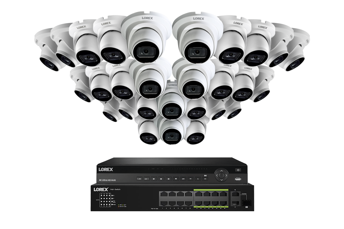 Lorex 4K 32-Ch NVR System, Nocturnal 3 turret cameras – view 10