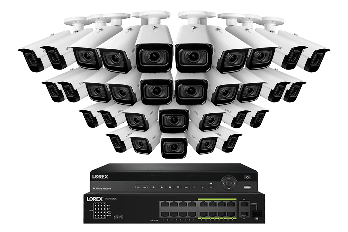 Lorex 4K 32-Ch NVR System, Nocturnal 3 bullet cameras – view 11