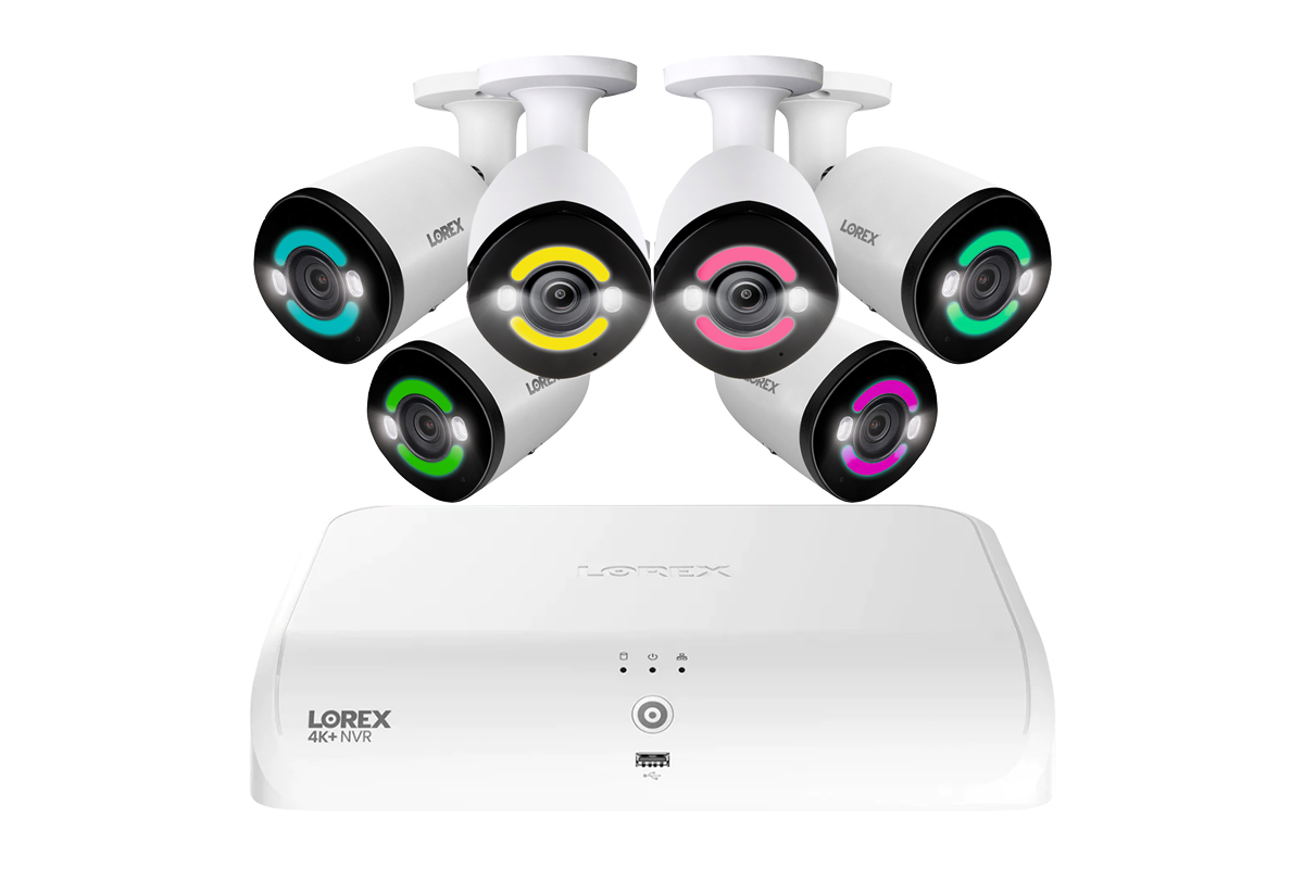 Lorex 4K+ 16-Ch NVR System, H30 bullet cameras